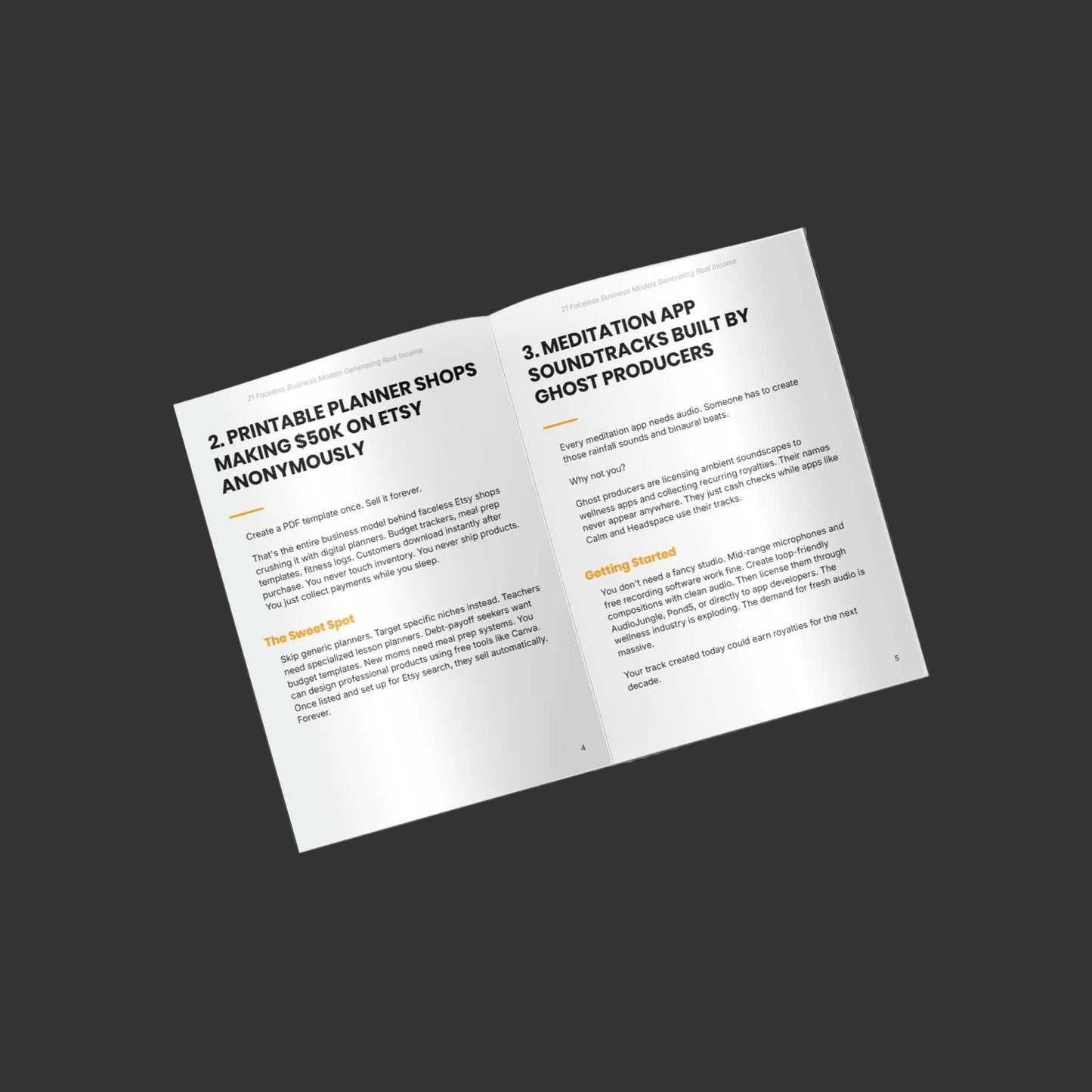 21 Faceless Business Models Generating Real Income
